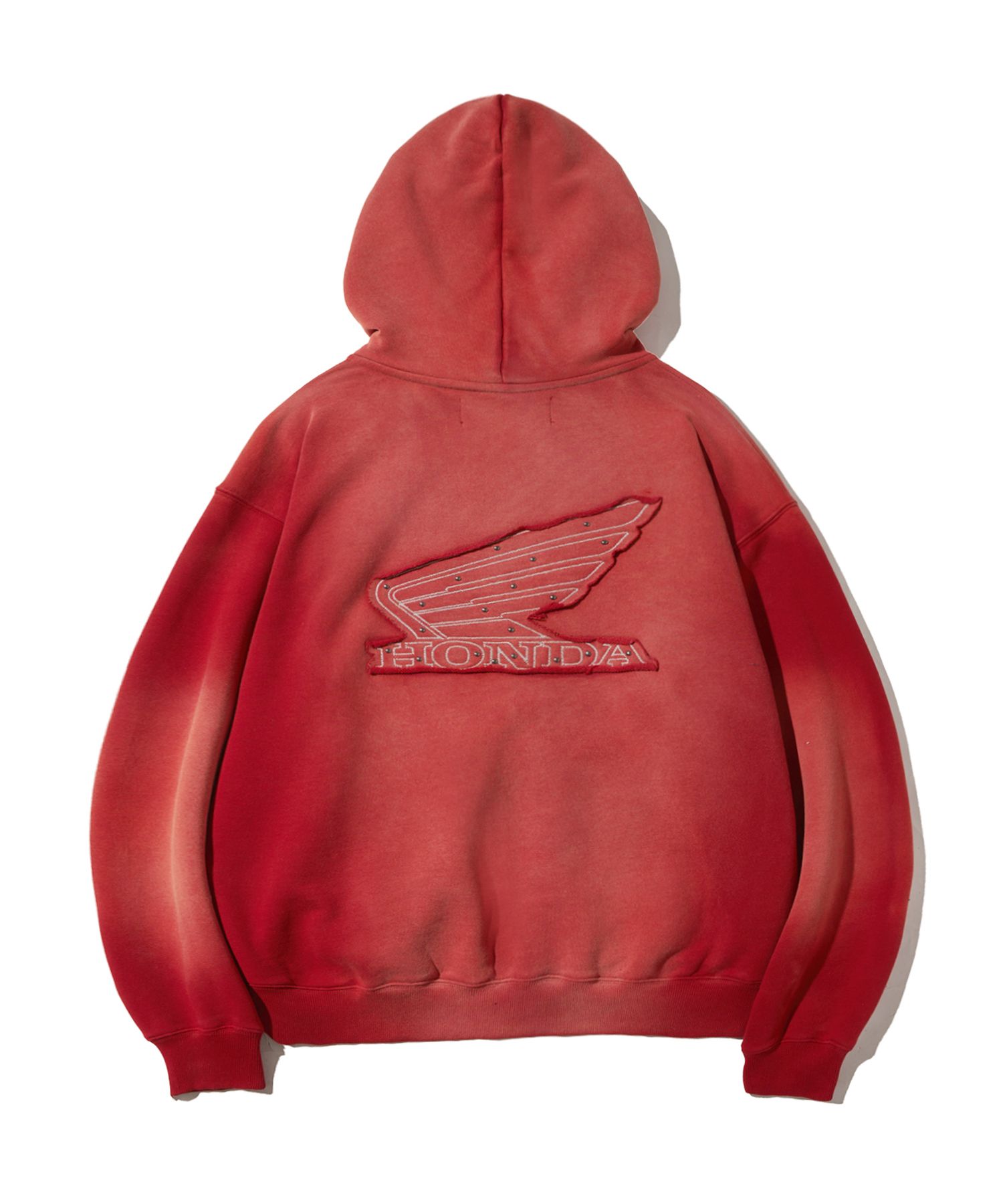 MUSINSA | Honda Motorcycle Honda Stud Wing Washing Hoodie