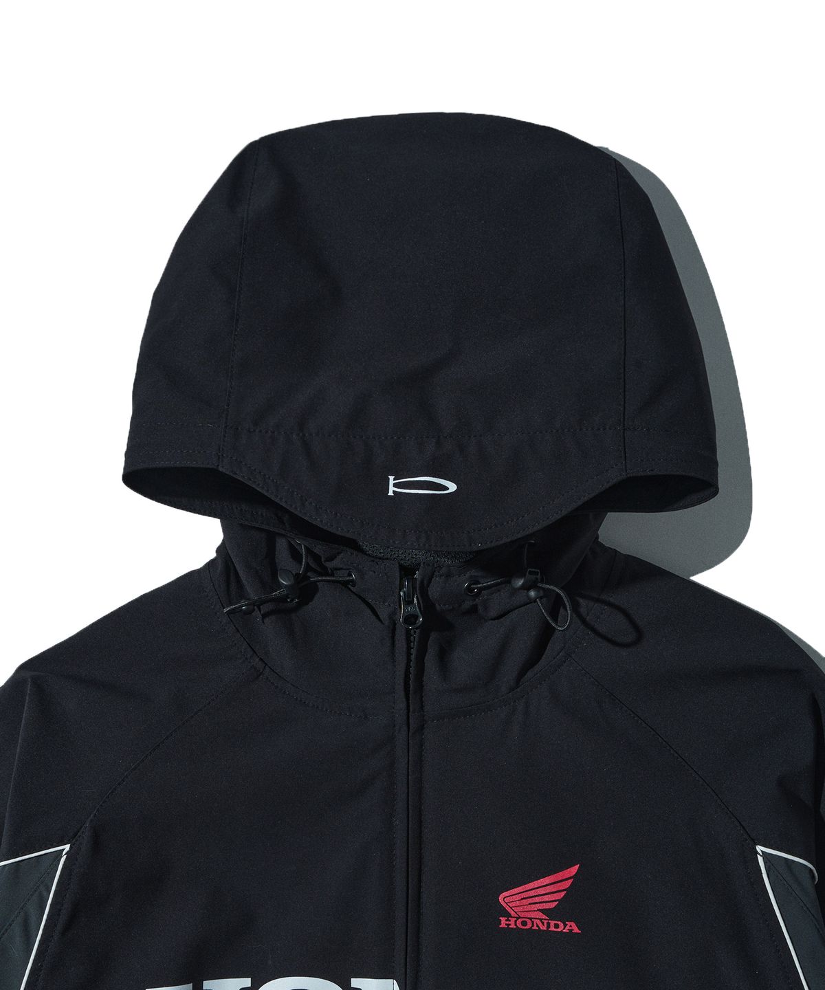 핍스 모터사이클(PHYPS MOTORCYCLE) Honda Hoodie Cap Track Jacket_Black