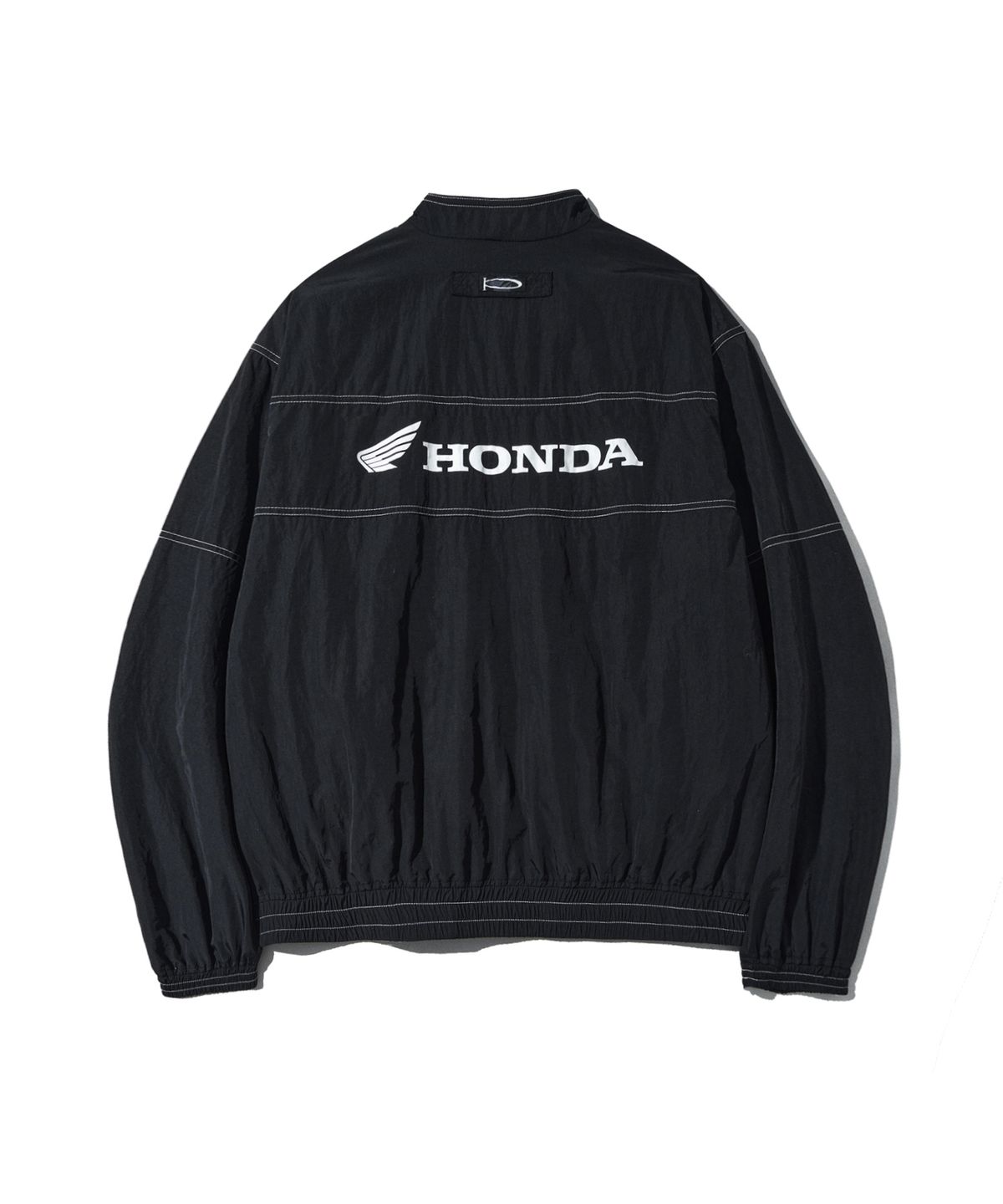 핍스 모터사이클(PHYPS MOTORCYCLE) Honda Nylon Stitch Track Jacket_Black
