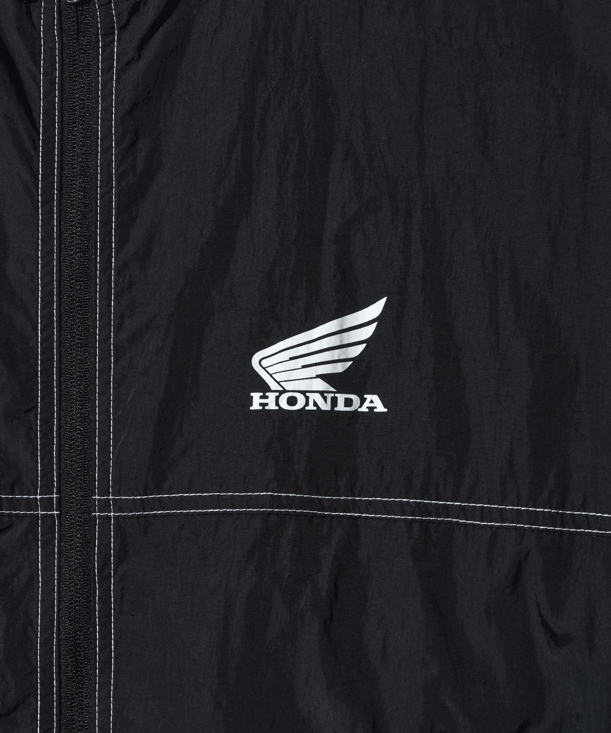 핍스 모터사이클(PHYPS MOTORCYCLE) Honda Nylon Stitch Track Jacket_Black