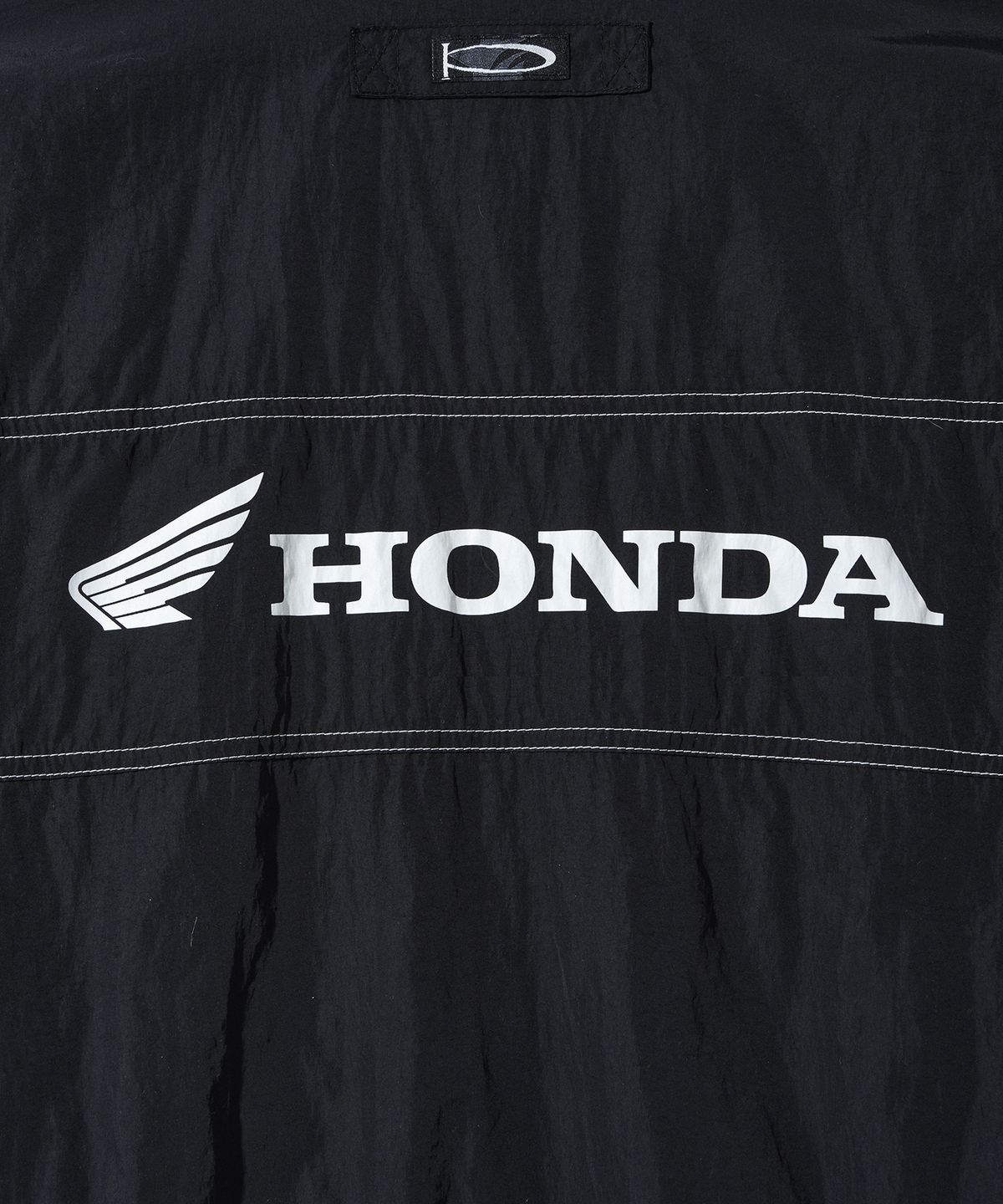 핍스 모터사이클(PHYPS MOTORCYCLE) Honda Nylon Stitch Track Jacket_Black