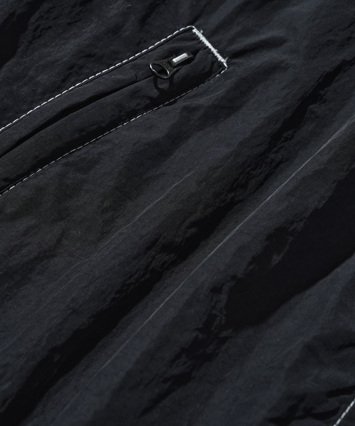 핍스 모터사이클(PHYPS MOTORCYCLE) Honda Nylon Stitch Track Jacket_Black