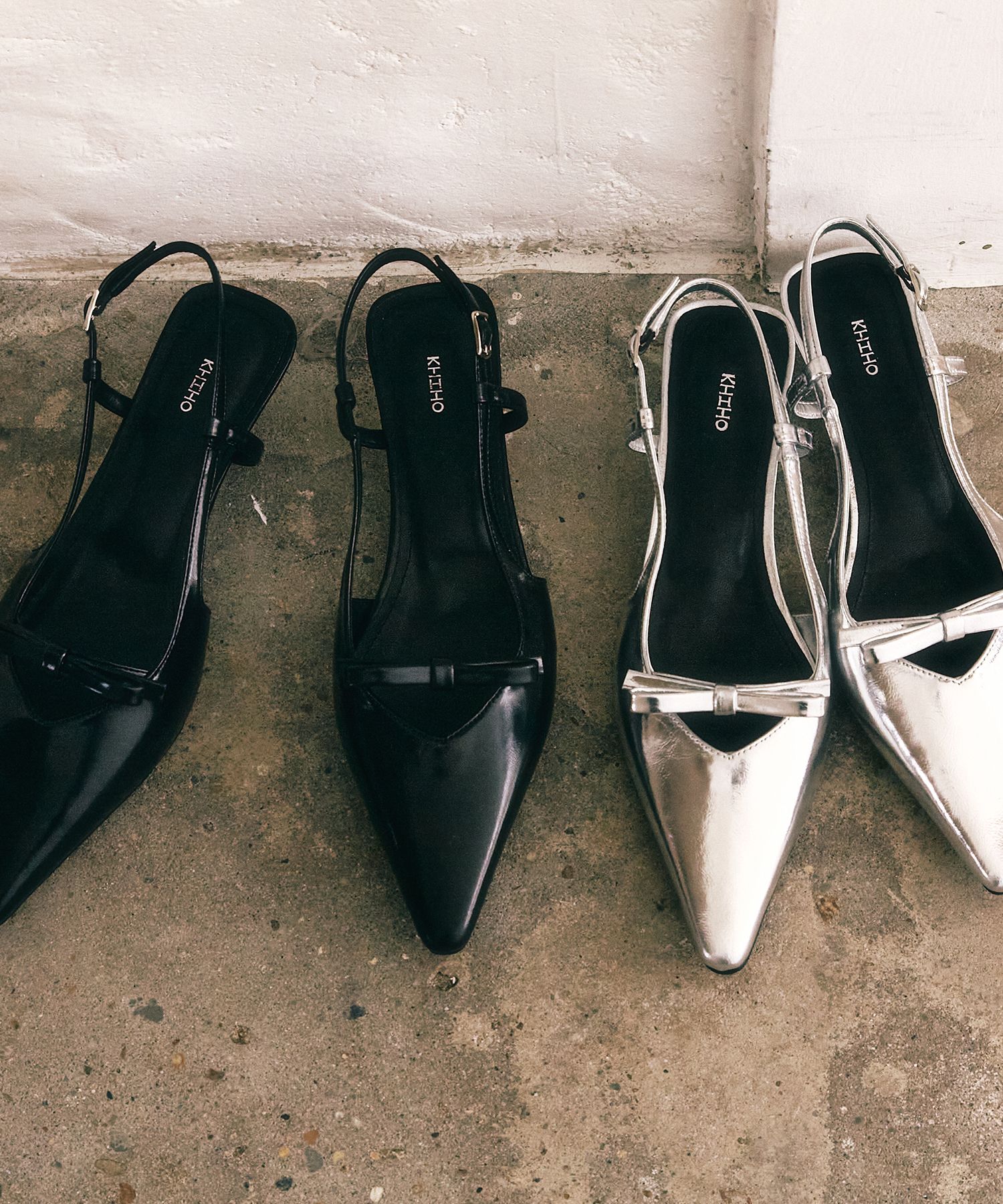 【KHIHO】TIPI RIBBON SLINGBACKS ★韓国人気★ 追跡付 MUSINSA公式 | KHIHO Tipi Ribbon Slingback 2color