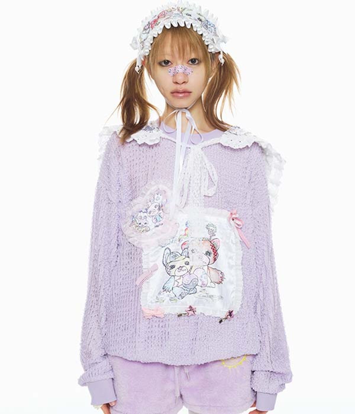 유쓰배쓰(YOUTHBATH) YBXSOUP Lace loli sailor collar