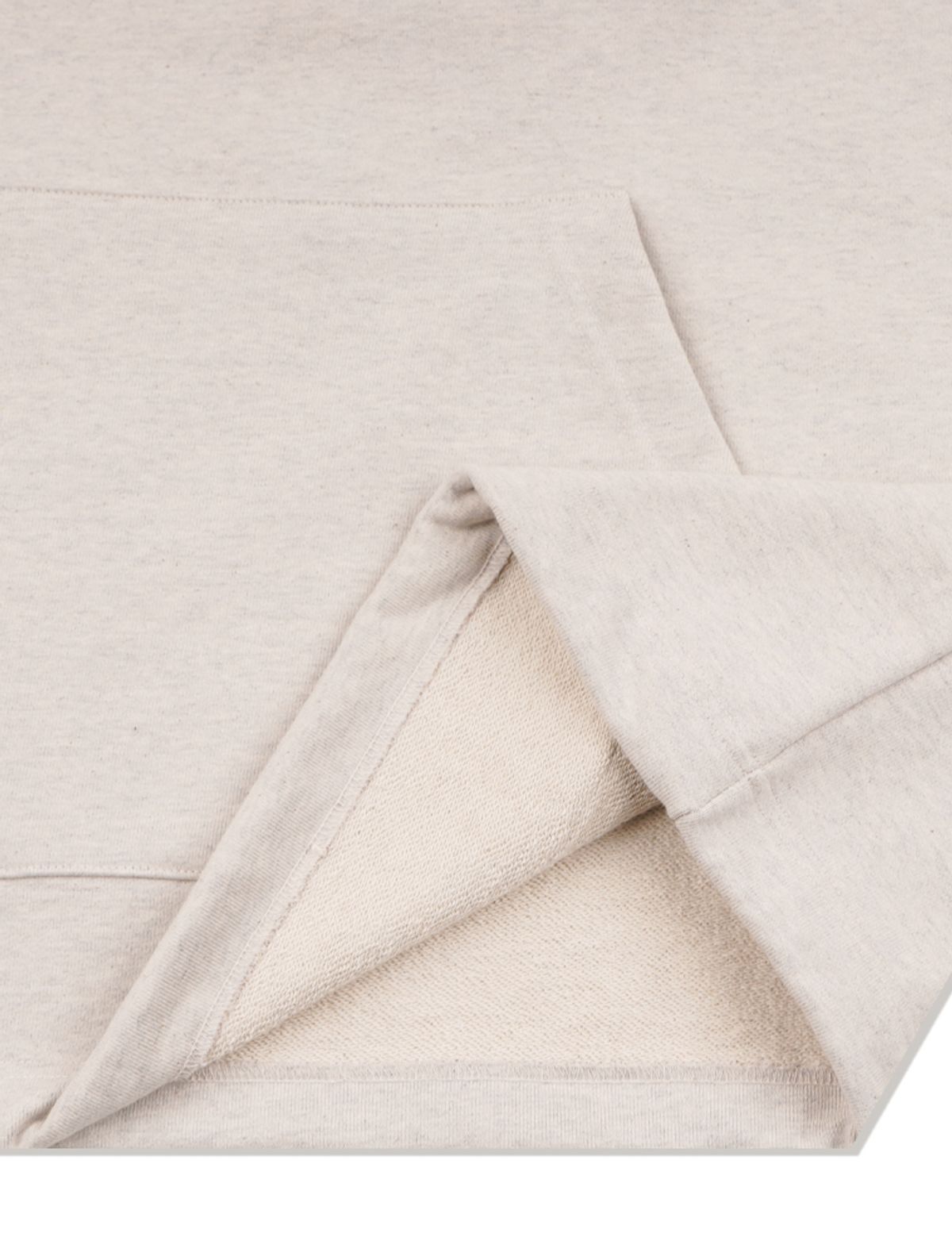 라 메종 스튜디오(LA MAISON STUDIO) UNISEX 밴딩 세미 오버핏 후디 오트밀(FCF1TS321M)
