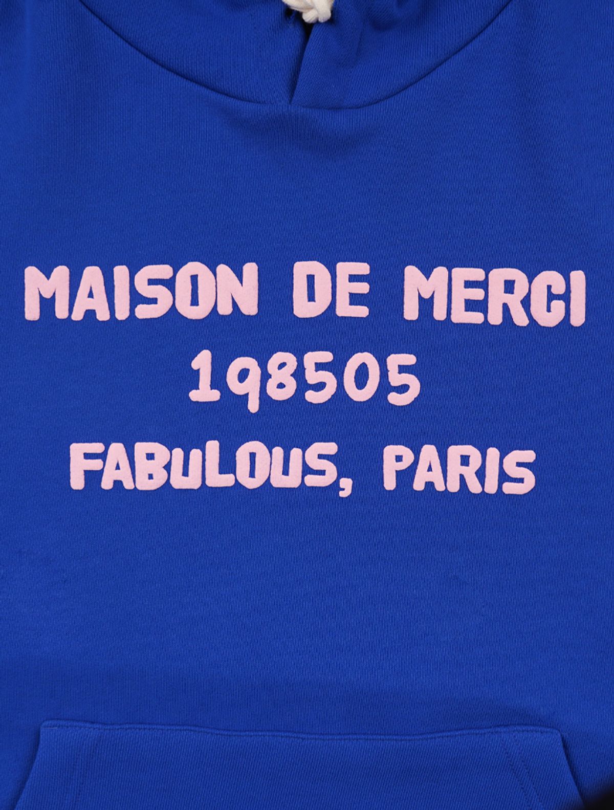 라 메종 스튜디오(LA MAISON STUDIO) UNISEX 밴딩 세미 오버핏 후디 딥블루(FCF1TS321M)
