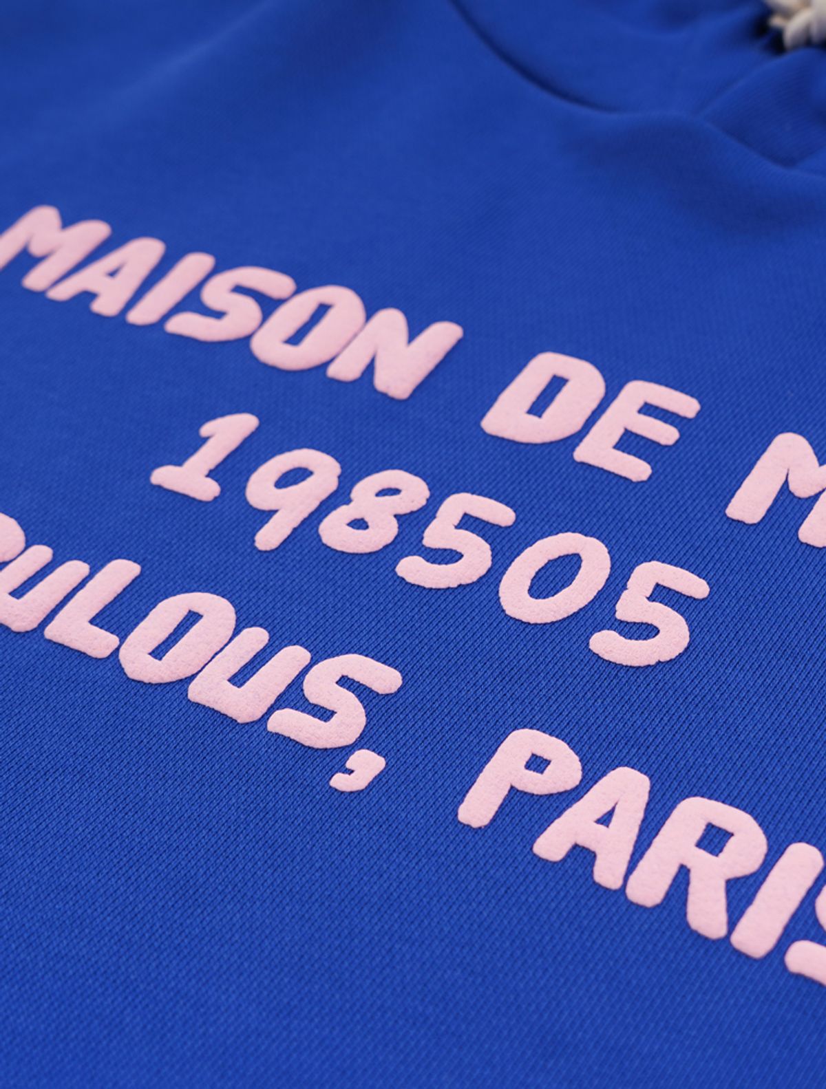 라 메종 스튜디오(LA MAISON STUDIO) UNISEX 밴딩 세미 오버핏 후디 딥블루(FCF1TS321M)
