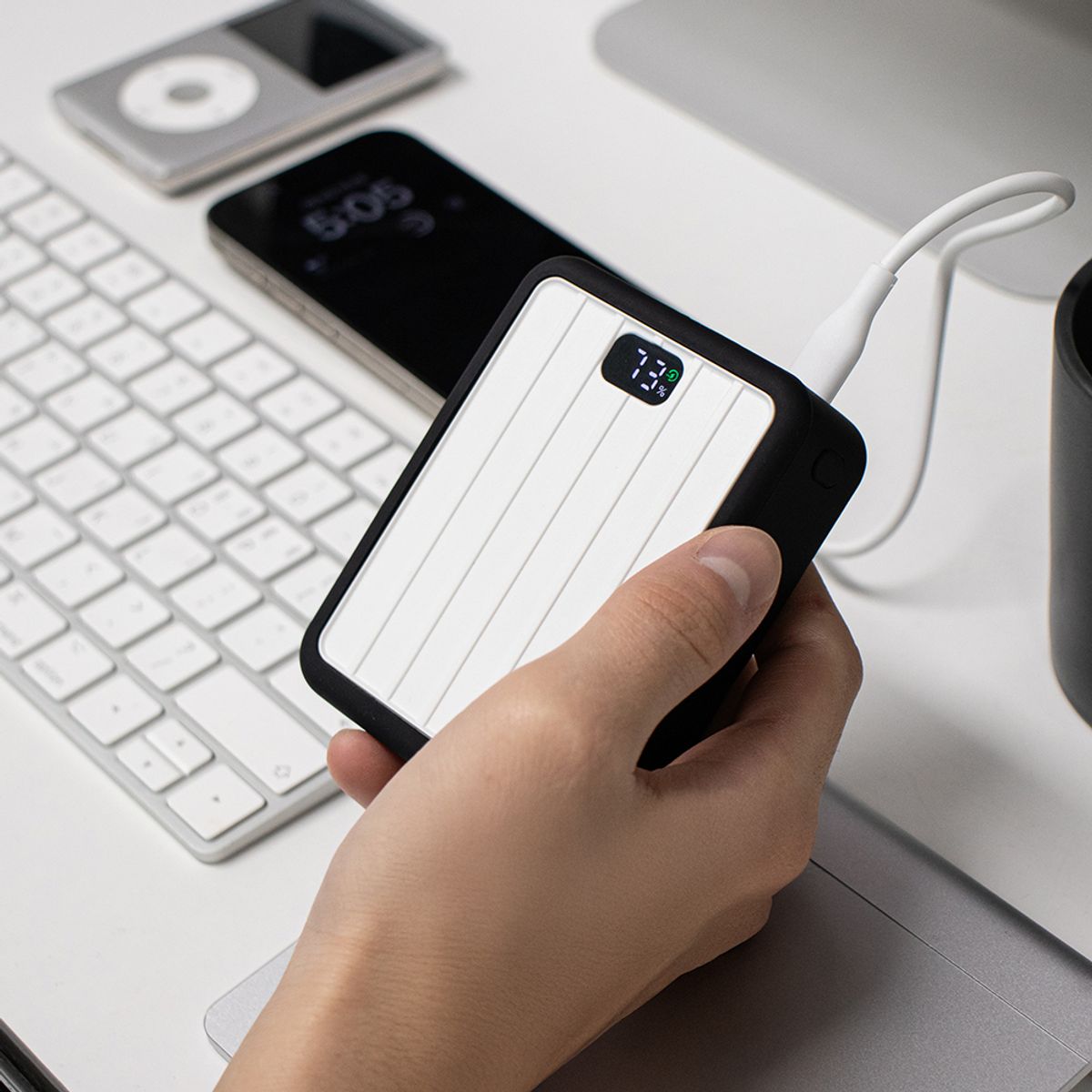 그립뱅크(GRIPBANK) 22.5W 잔량표시 기내반입 고속충전 대용량 보조배터리 20000mAh
