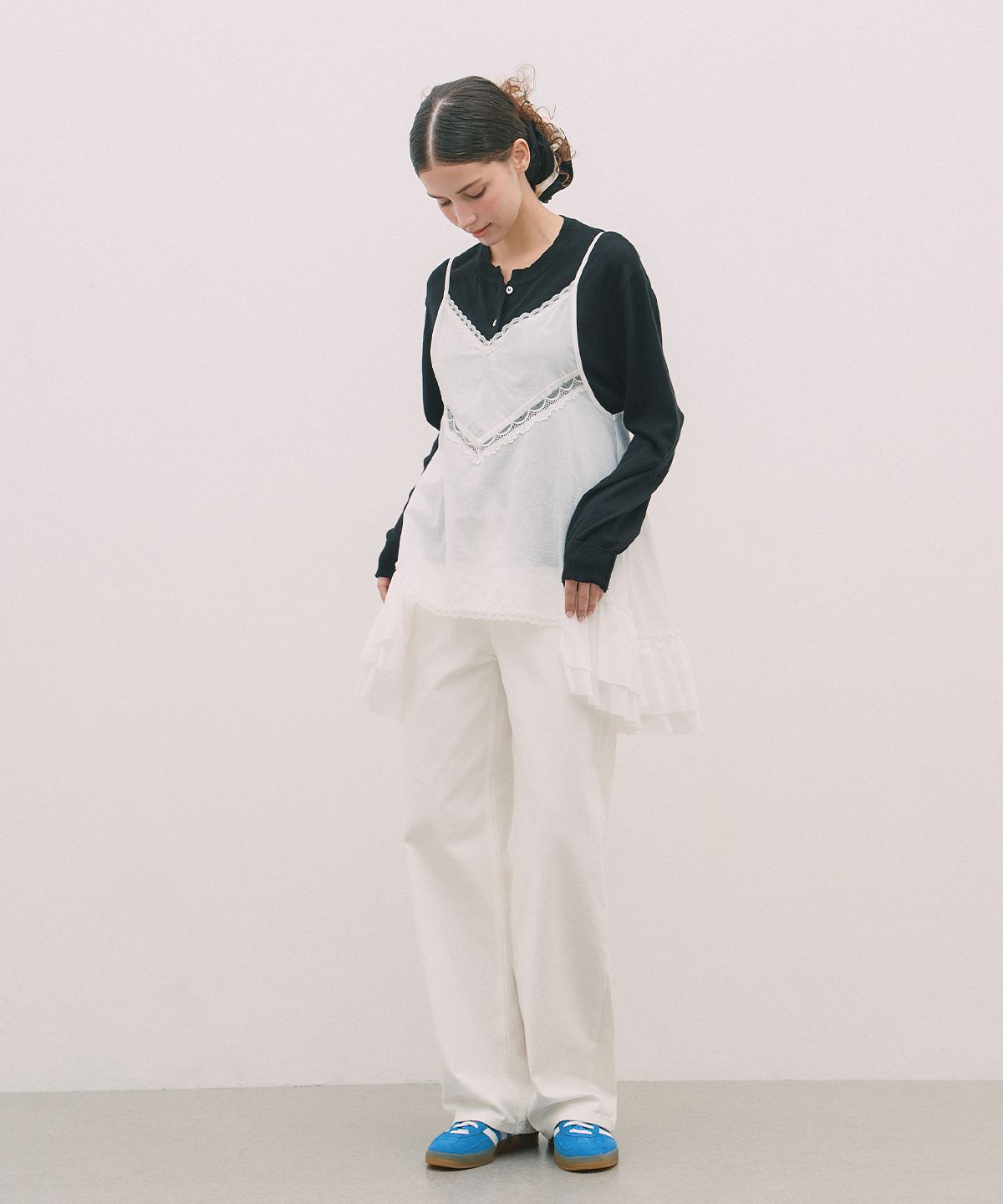 로브로브(LOVLOV) LACE SLIP ONEPIECE