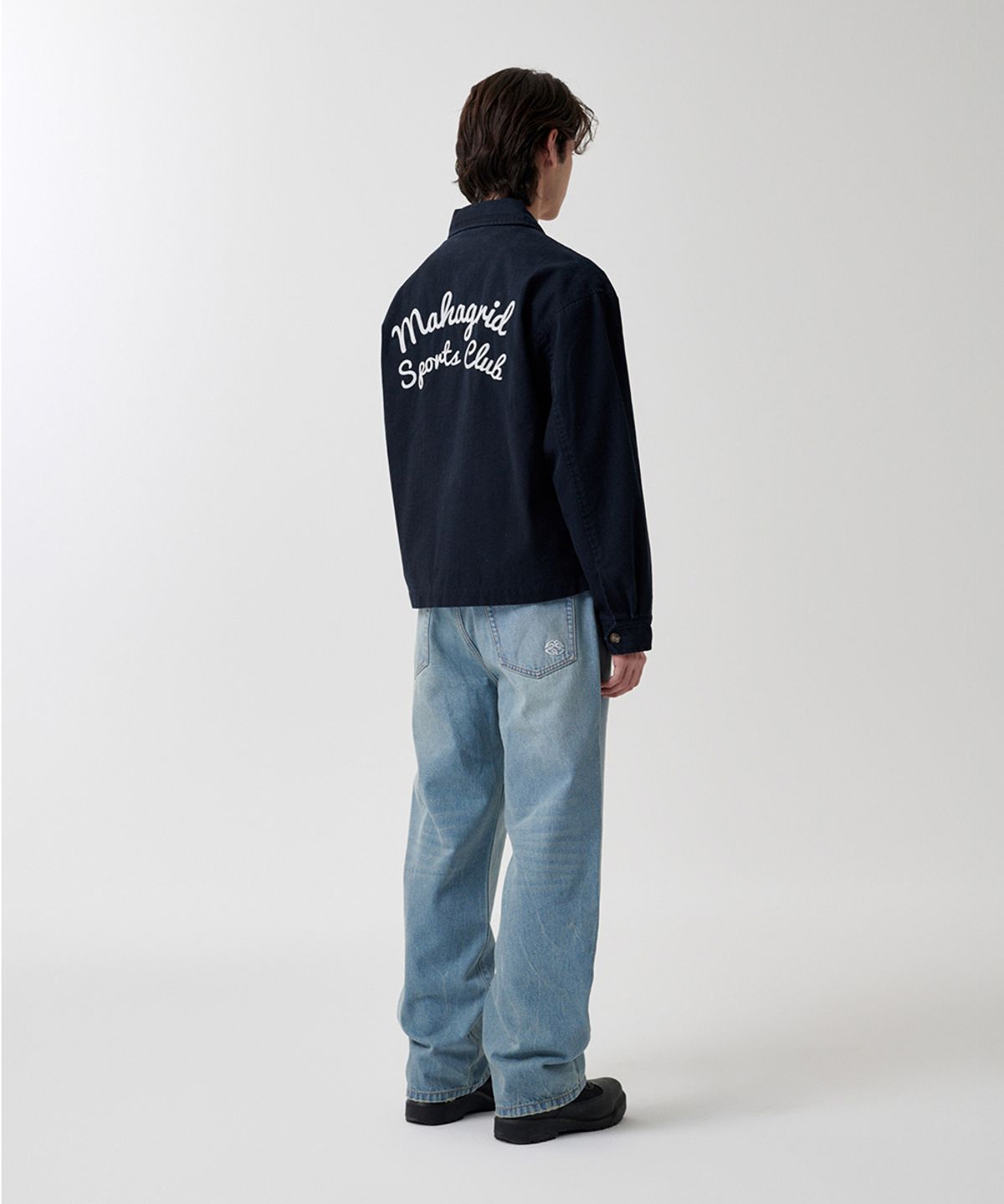 마하그리드(MAHAGRID) WASHED DRIZZLER BLOUSON JACKET NAVY(MG2FSMJ248A)