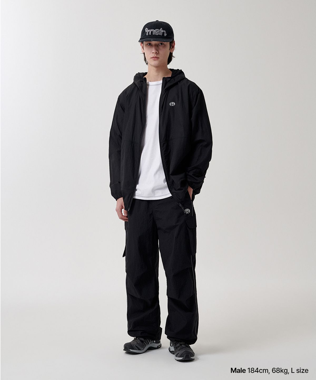 마하그리드(MAHAGRID) ECLIPSE NYLON WINDBREAKER BLACK(MG2FSMB965A)