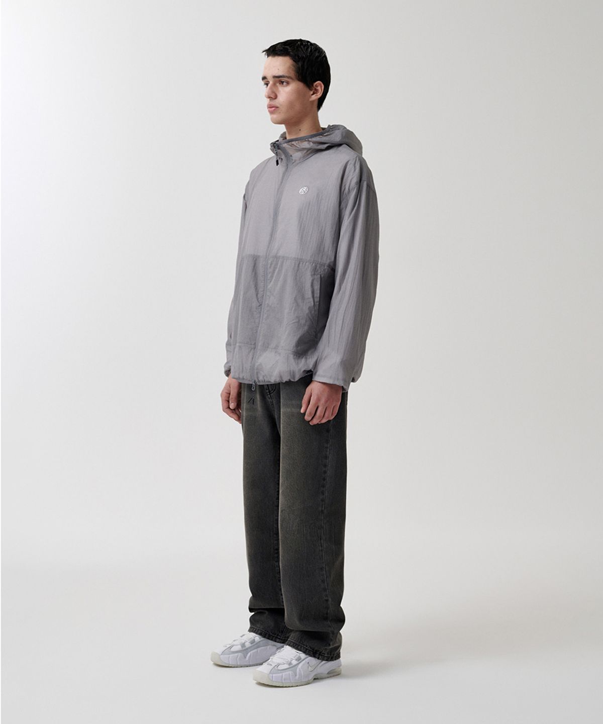 마하그리드(MAHAGRID) ECLIPSE NYLON WINDBREAKER GREY(MG2FSMB965A)