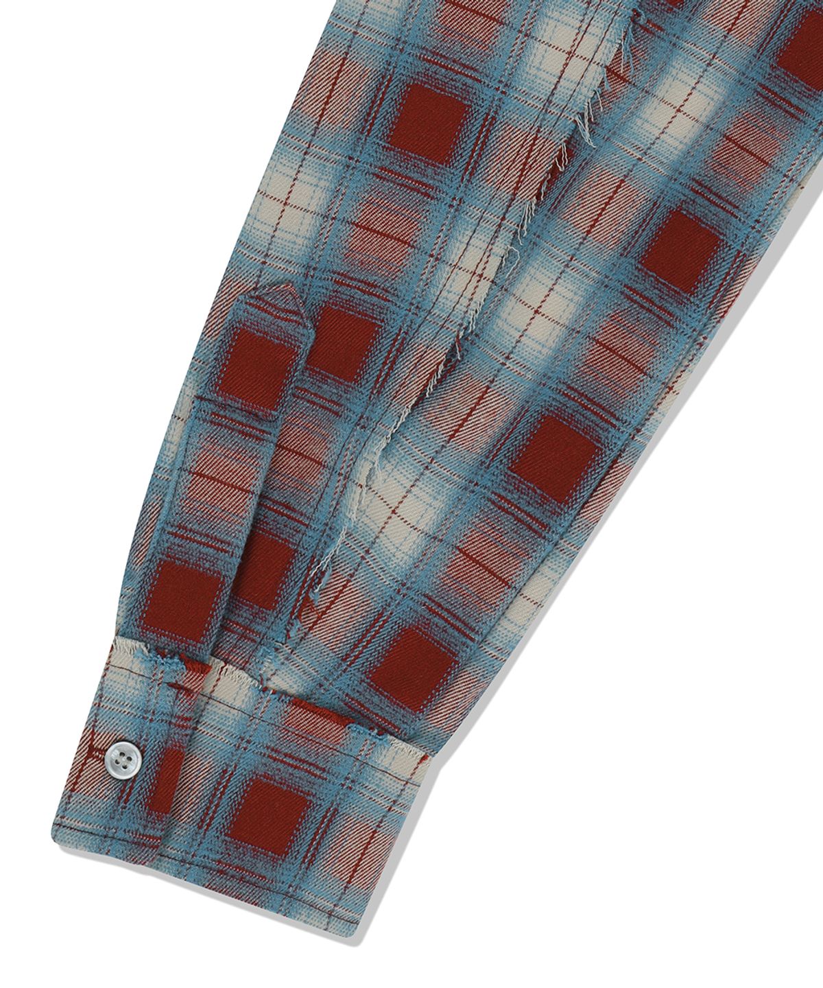 마하그리드(MAHAGRID) RAW CUT OMBRE SHIRT RED(MG2FSMW321A)