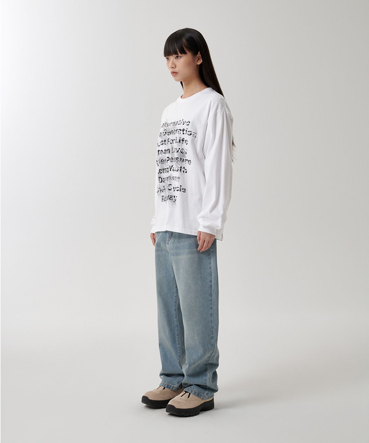 마하그리드(MAHAGRID) ALTERNATIVE LS TEE WHITE(MG2FSMM553A)