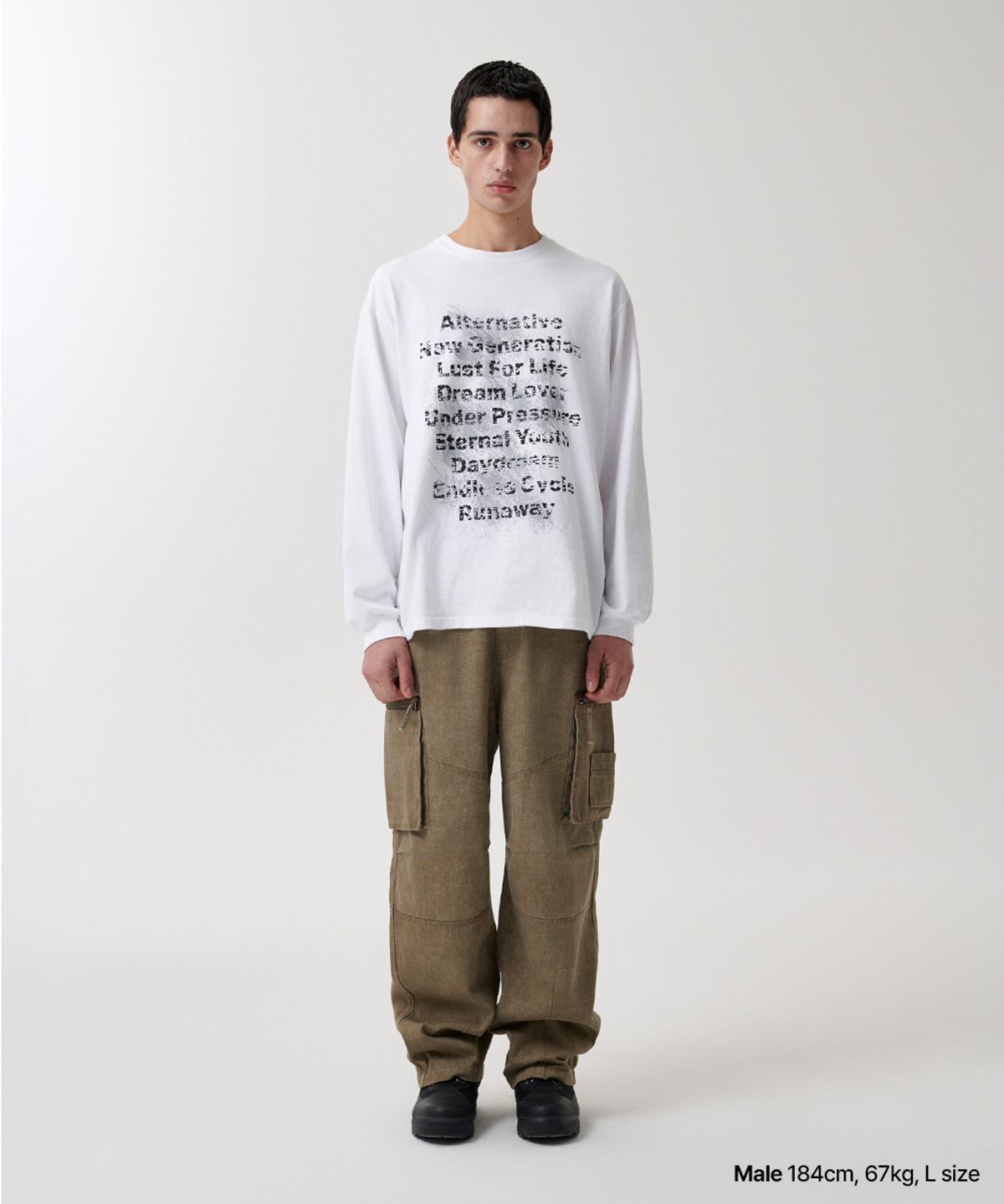 마하그리드(MAHAGRID) ALTERNATIVE LS TEE WHITE(MG2FSMM553A)