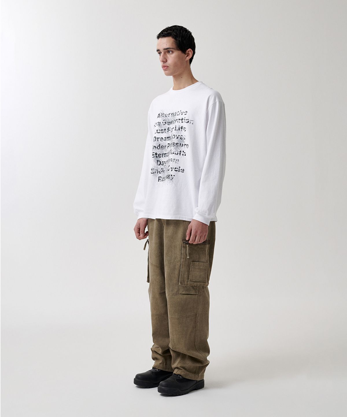마하그리드(MAHAGRID) ALTERNATIVE LS TEE WHITE(MG2FSMM553A)