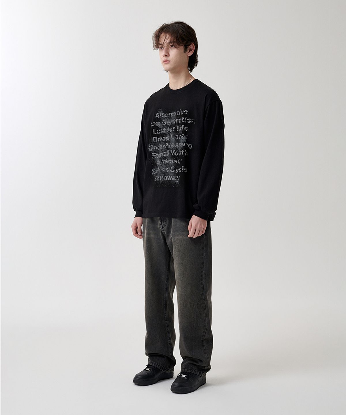 마하그리드(MAHAGRID) ALTERNATIVE LS TEE BLACK(MG2FSMM553A)