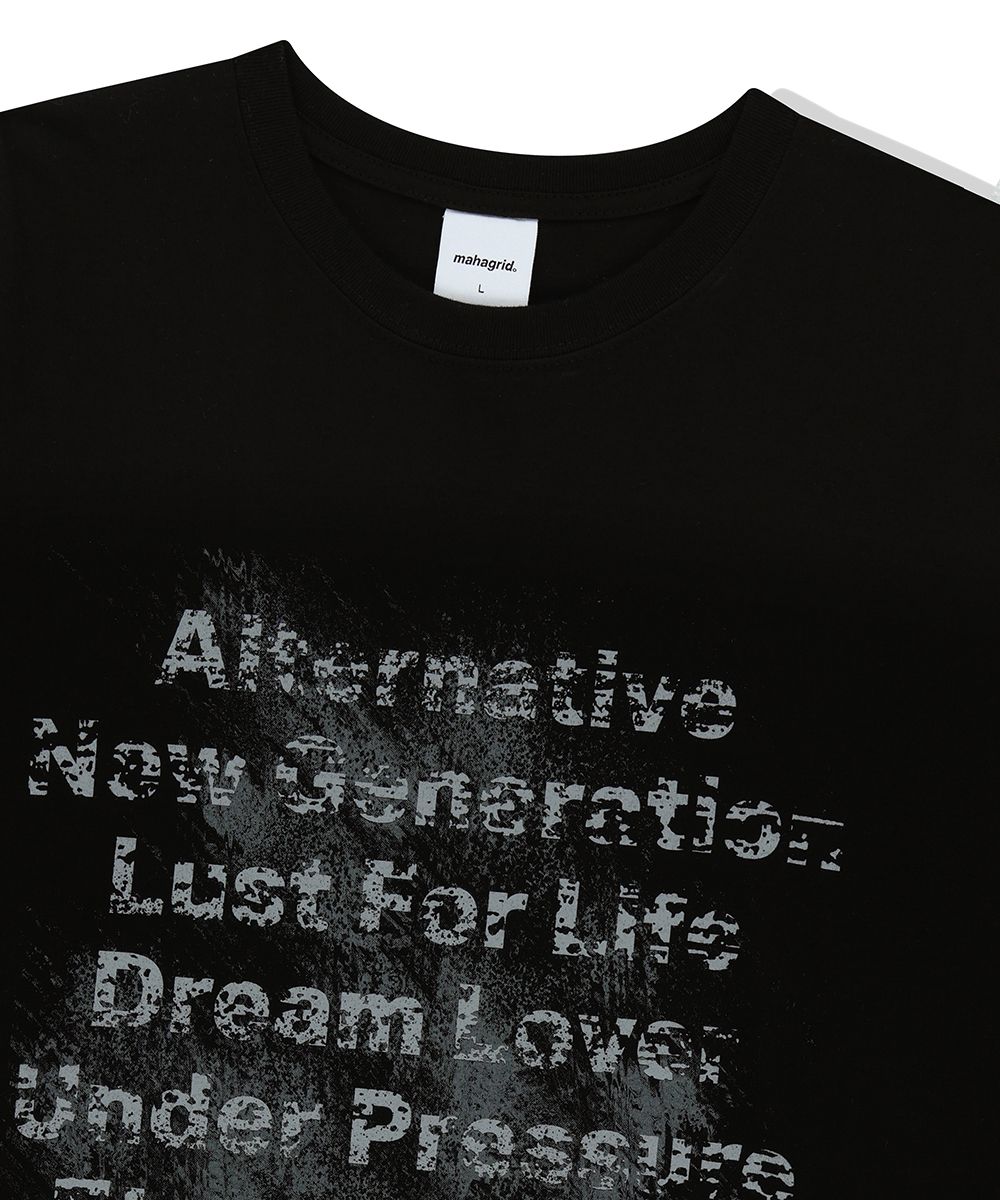 MUSINSA | MAHAGRID ALTERNATIVE LS TEE BLACK(MG2FSMM553A)