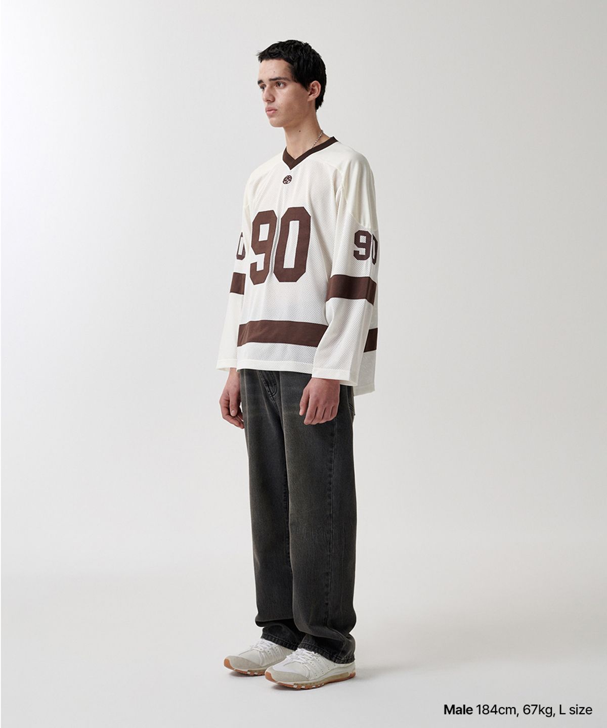 마하그리드(MAHAGRID) 90 HOCKEY JERSEY IVORY(MG2FSMM558A)