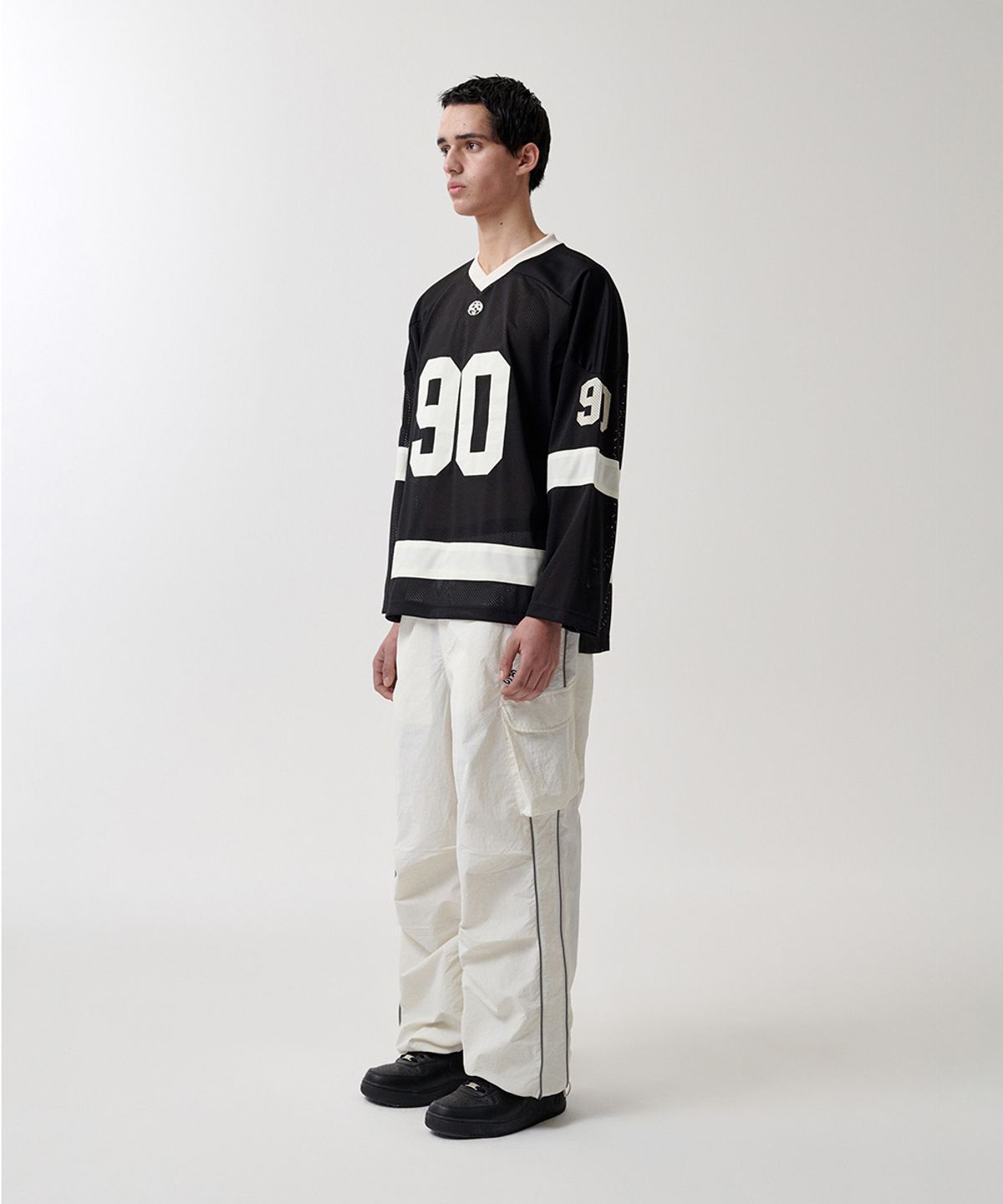 마하그리드(MAHAGRID) 90 HOCKEY JERSEY BLACK(MG2FSMM558A)