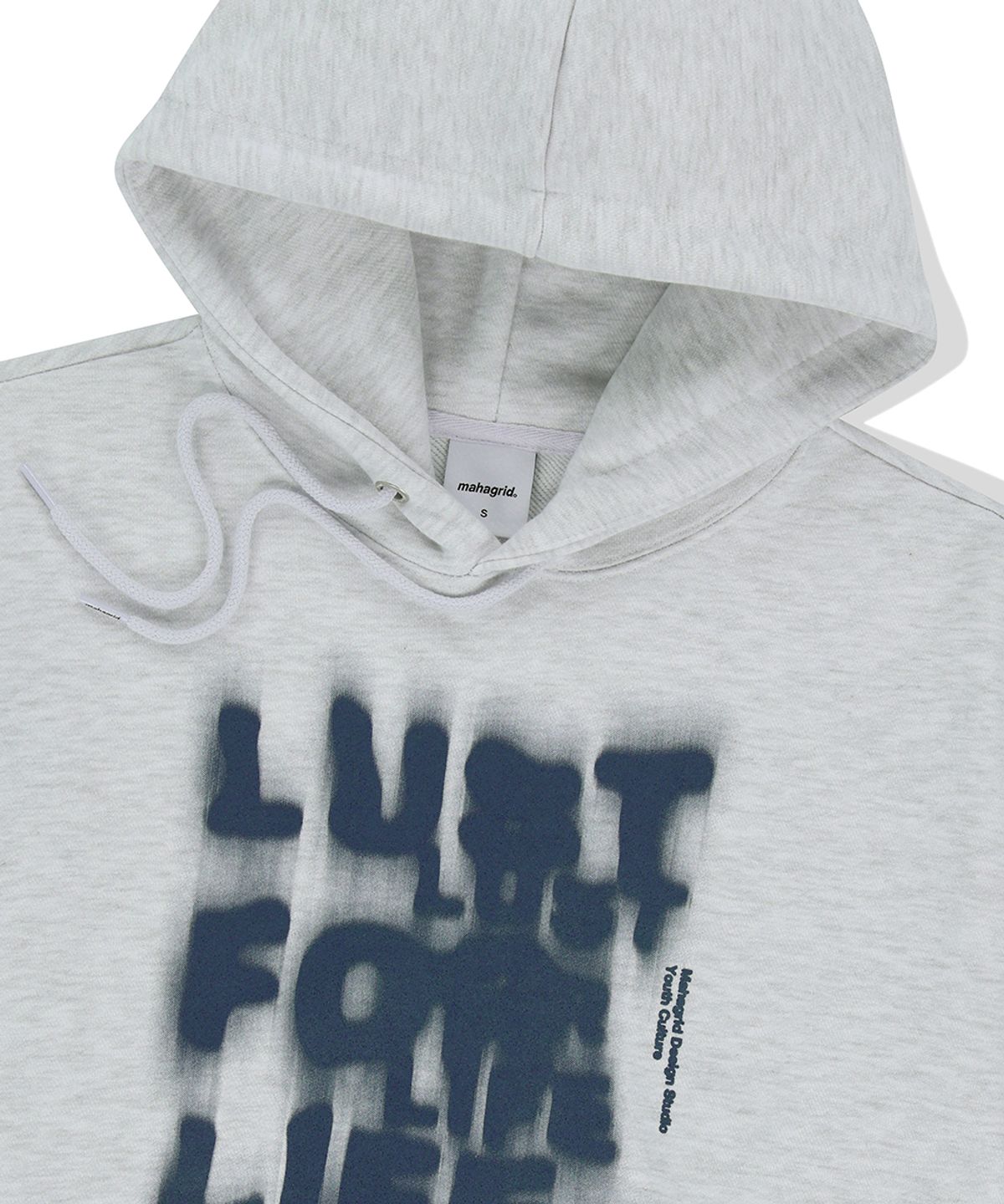 마하그리드(MAHAGRID) LUST HOODIE LIGHT GREY(MG2FSMM411A)