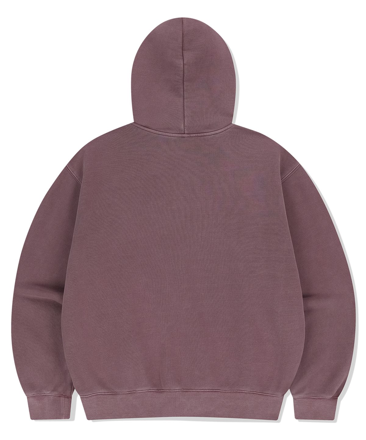 마하그리드(MAHAGRID) BIG GOTHIC CUT OFF PIGMENT ZIP-UP HOODIE BURGUNDY(MG2FSMM491A)