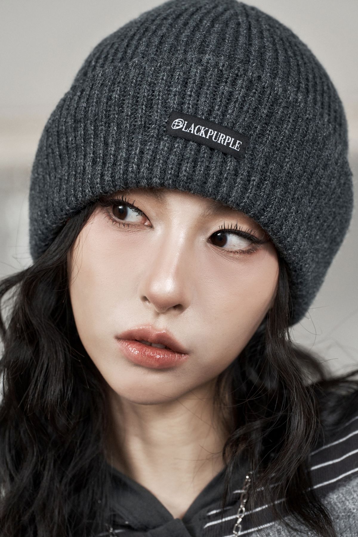 블랙 퍼플(BLACK PURPLE) 브리즈 비니     Breeze Beanie - RED