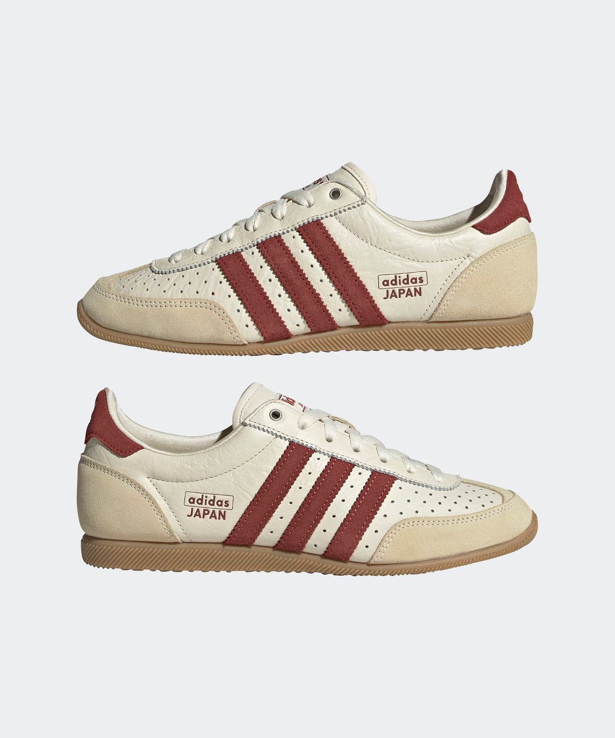 아디다스(ADIDAS) 재팬 - 크림화이트:루비 / JR0557