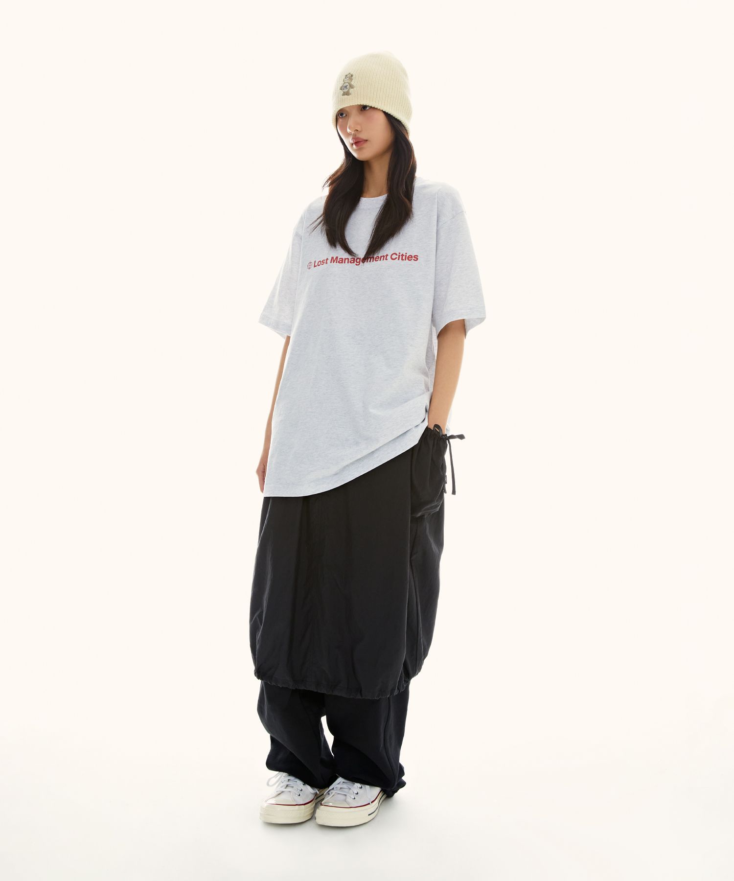 スカート LMC WM RIBBON NYLON LONG SKIRT SA669 MUSINSA | LMC WM RIBBON NYLON LONG SKIRT black