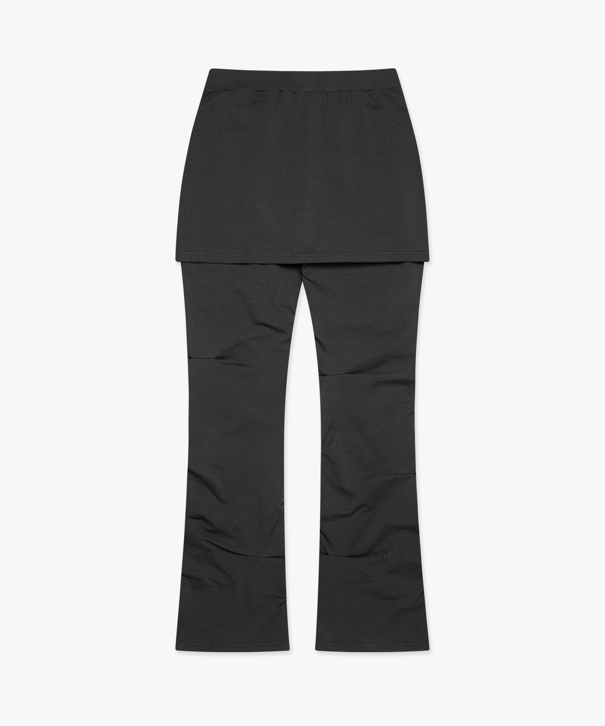 엘엠씨(LMC) WM SKIRT LAYRED SHIRRING SWEAT PANTS charcoal