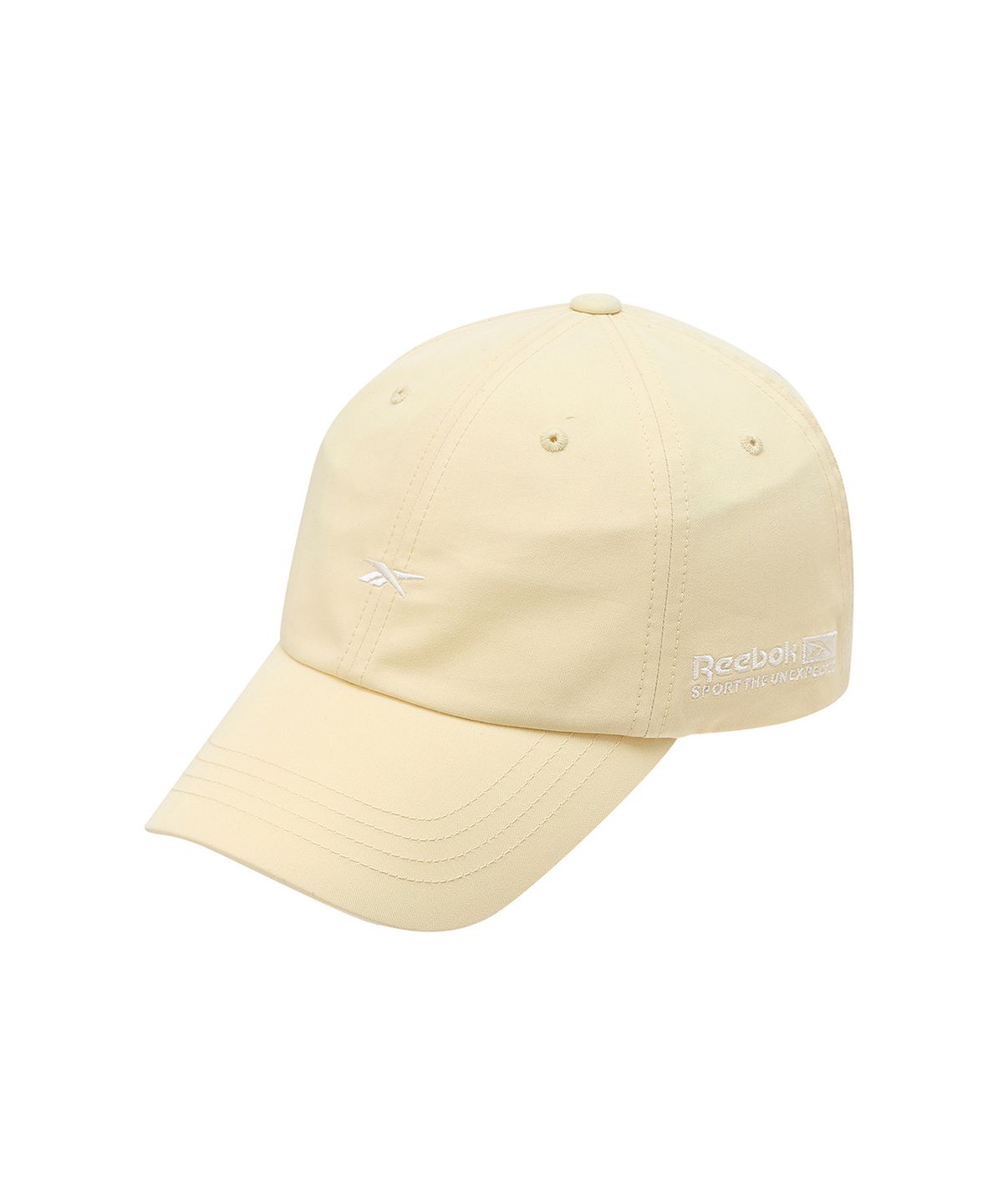 리복(REEBOK) 싱글 벡터 로고 볼캡 - 버터