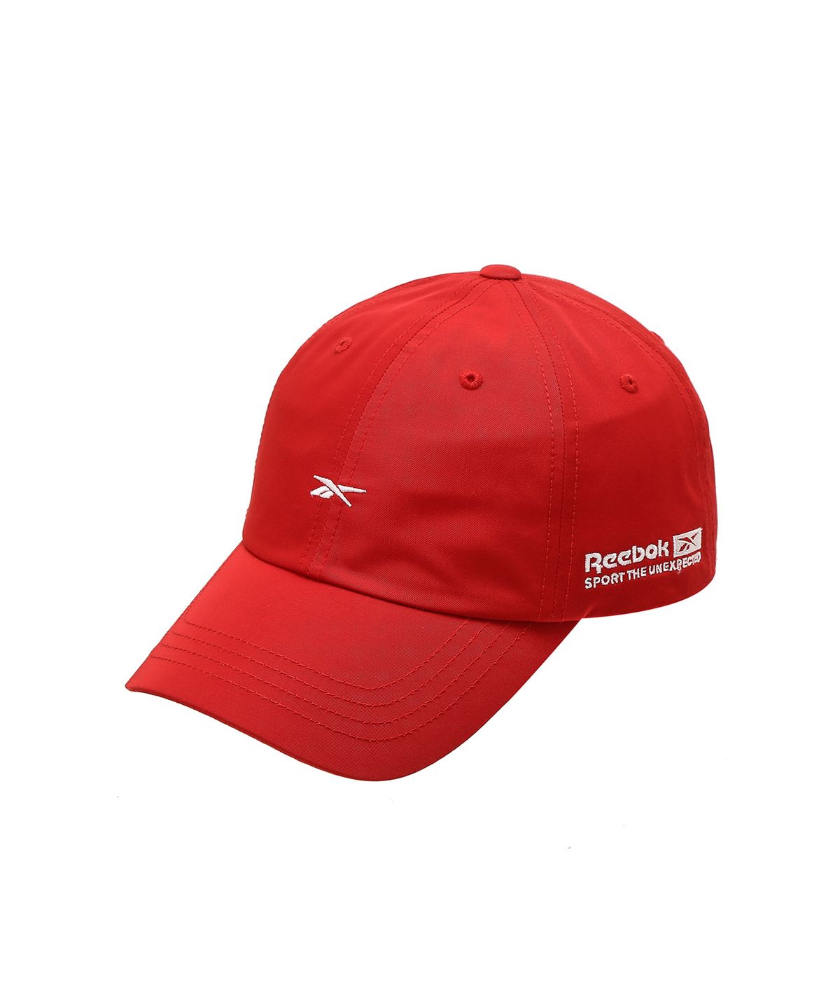 리복(REEBOK) 싱글 벡터 로고 볼캡 - 레드