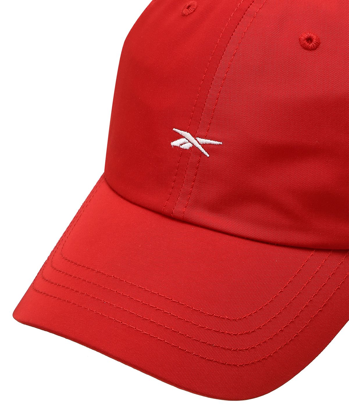리복(REEBOK) 싱글 벡터 로고 볼캡 - 레드