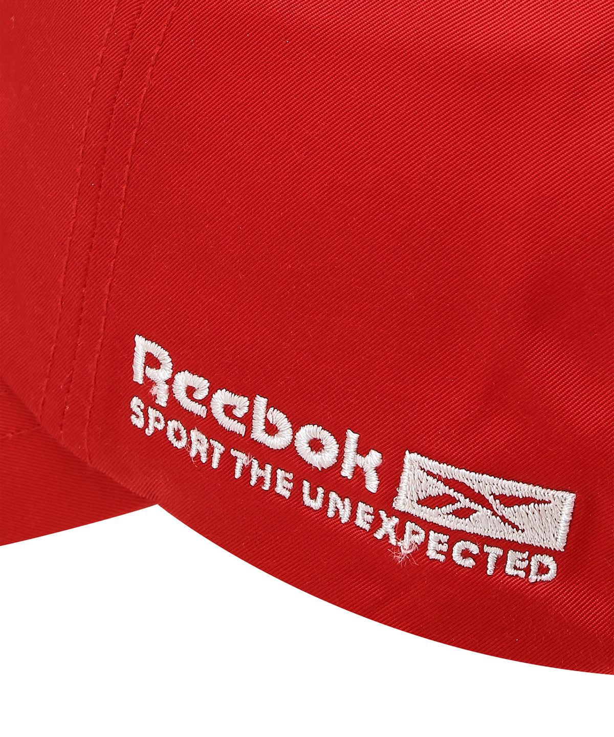 리복(REEBOK) 싱글 벡터 로고 볼캡 - 레드