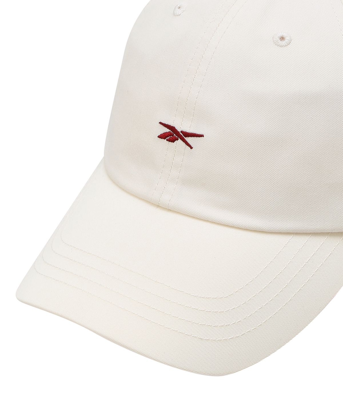 리복(REEBOK) 싱글 벡터 로고 볼캡 - 오프 화이트
