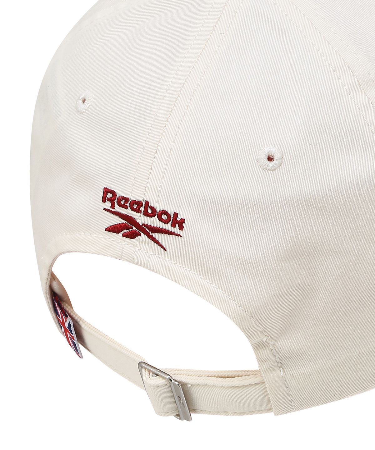 리복(REEBOK) 싱글 벡터 로고 볼캡 - 오프 화이트