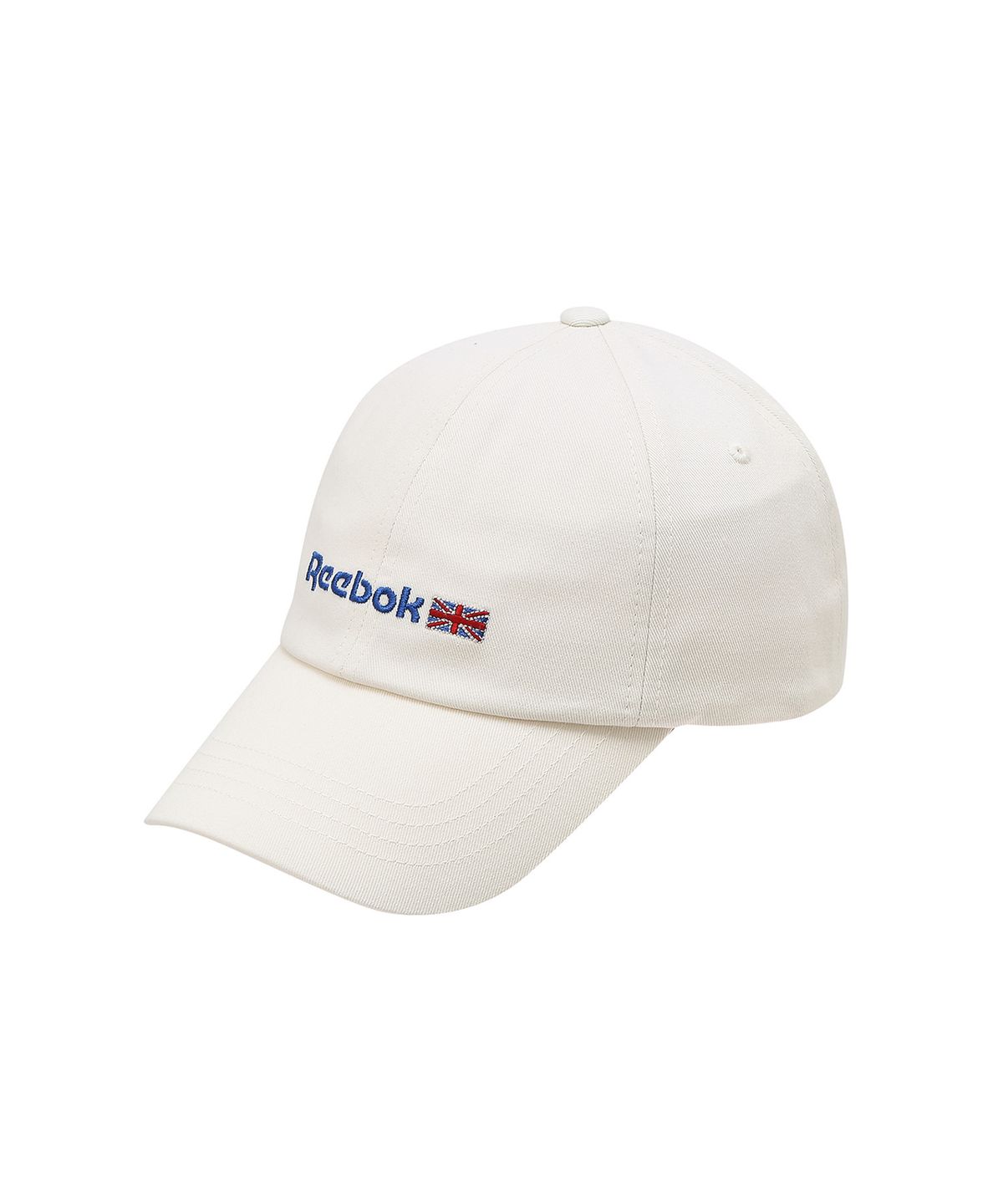 리복(REEBOK) 유니언잭 로고 볼캡 - 오프 화이트