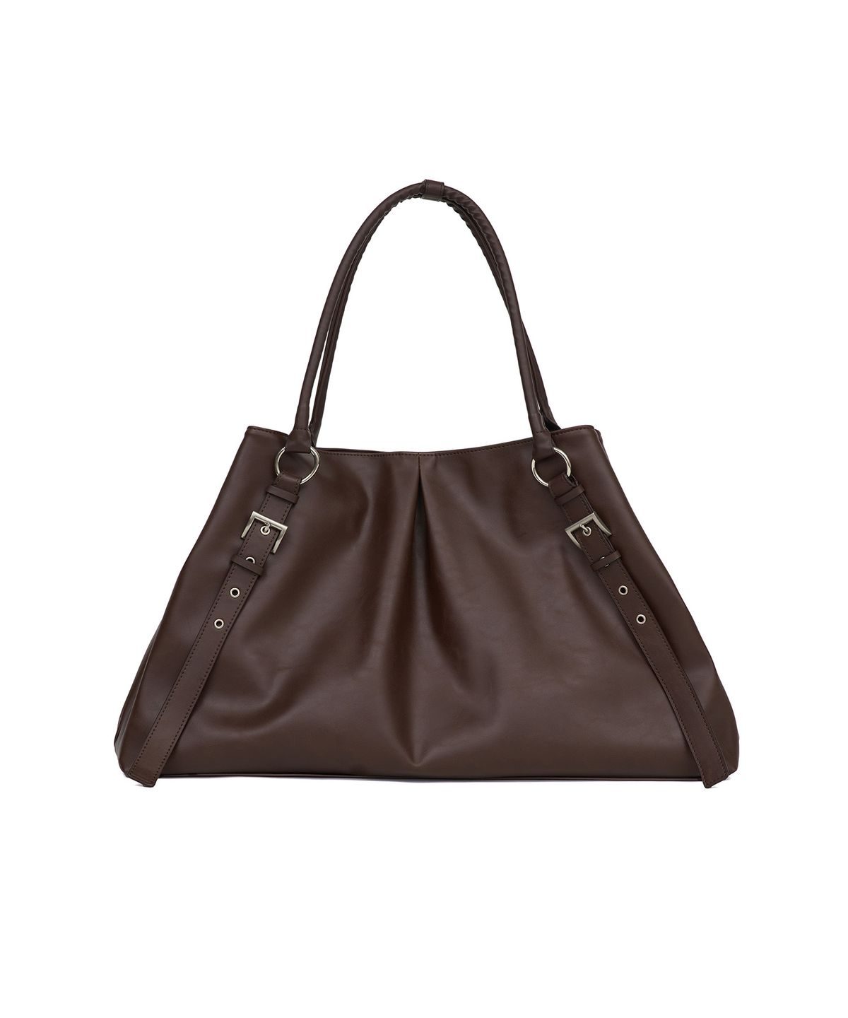 여밈(YEOMIM) trapez bag (choco brown)