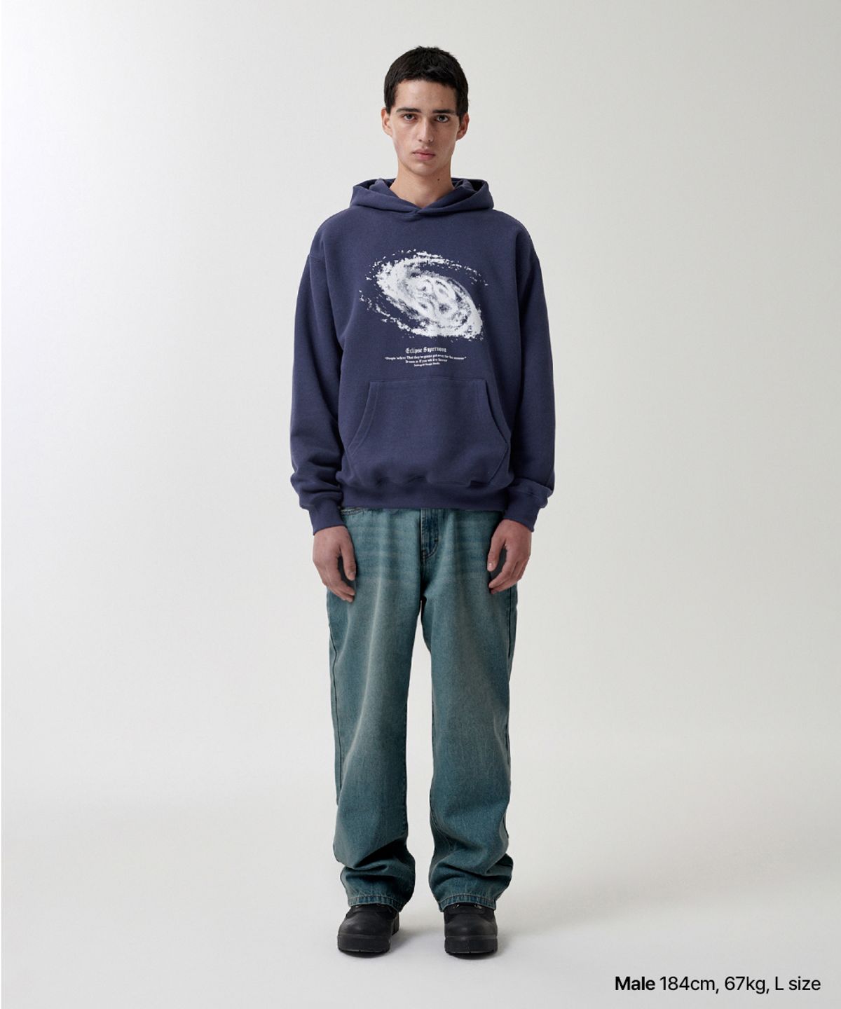 마하그리드(MAHAGRID) MUD WASHING DENIM PANT BLUE(MG2FSMD119A)