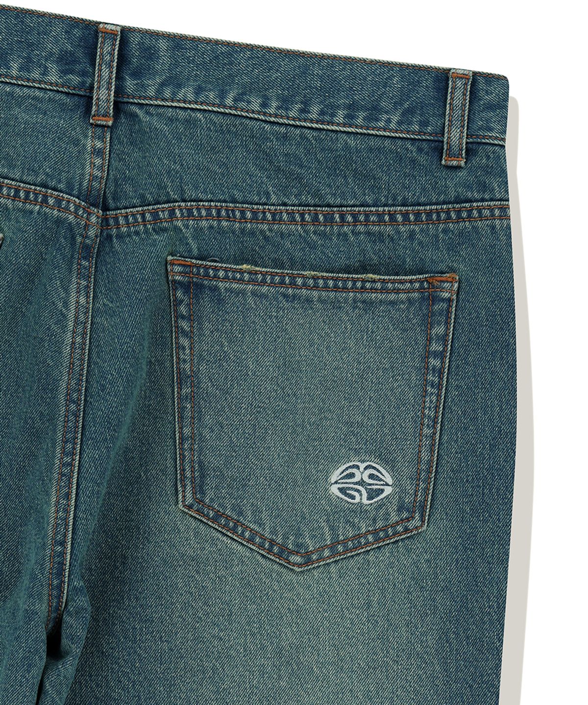 마하그리드(MAHAGRID) MUD WASHING DENIM PANT BLUE(MG2FSMD119A)