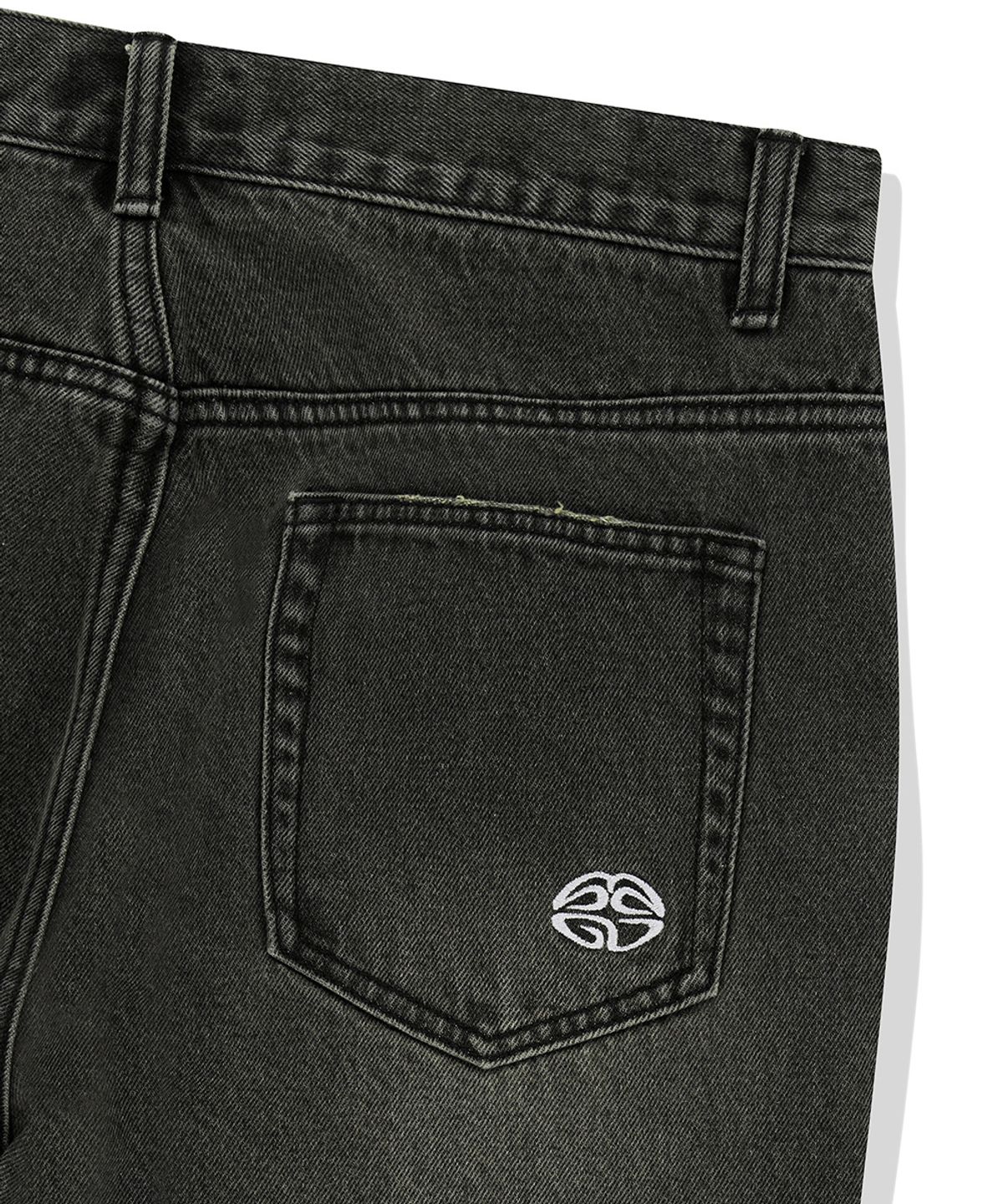 마하그리드(MAHAGRID) MUD WASHING DENIM PANT BLACK(MG2FSMD119A)