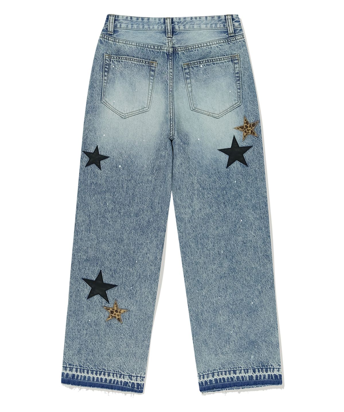 마하그리드(MAHAGRID) STAR FLARED DENIM PANT LIGHT BLUE(MG2FSMD120A)