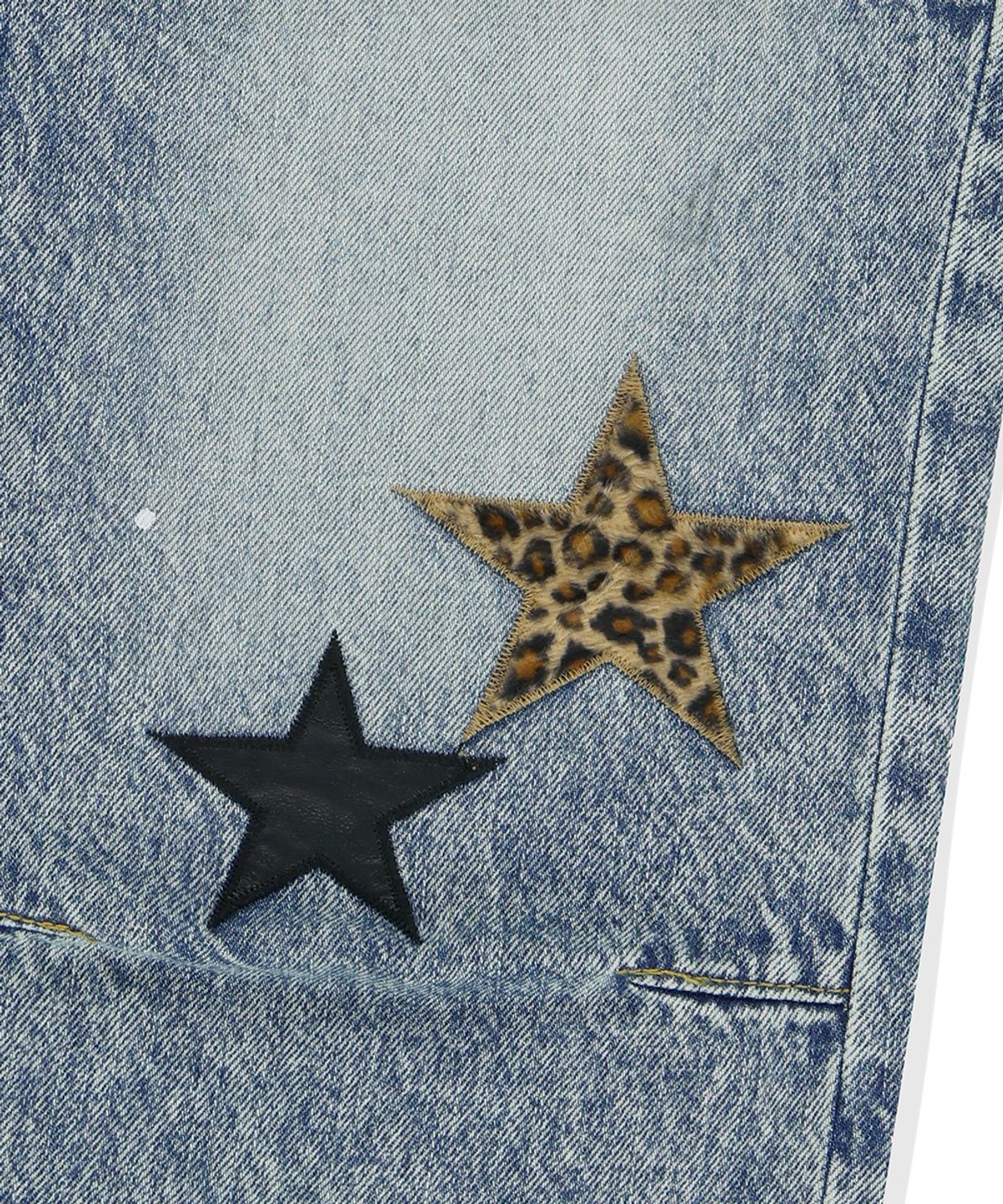 마하그리드(MAHAGRID) STAR FLARED DENIM PANT LIGHT BLUE(MG2FSMD120A)