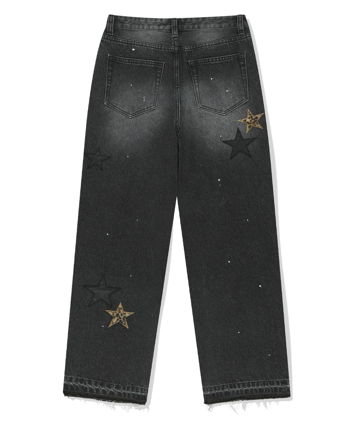 마하그리드(MAHAGRID) STAR FLARED DENIM PANT BLACK(MG2FSMD120A)