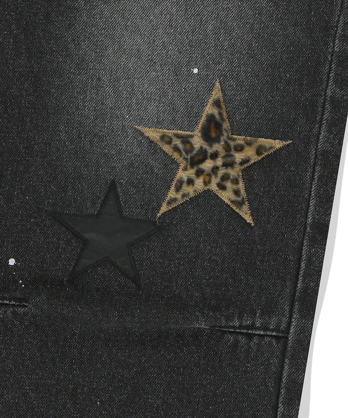 마하그리드(MAHAGRID) STAR FLARED DENIM PANT BLACK(MG2FSMD120A)
