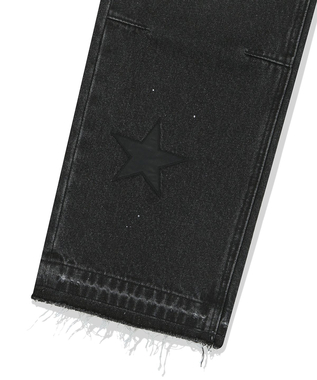마하그리드(MAHAGRID) STAR FLARED DENIM PANT BLACK(MG2FSMD120A)