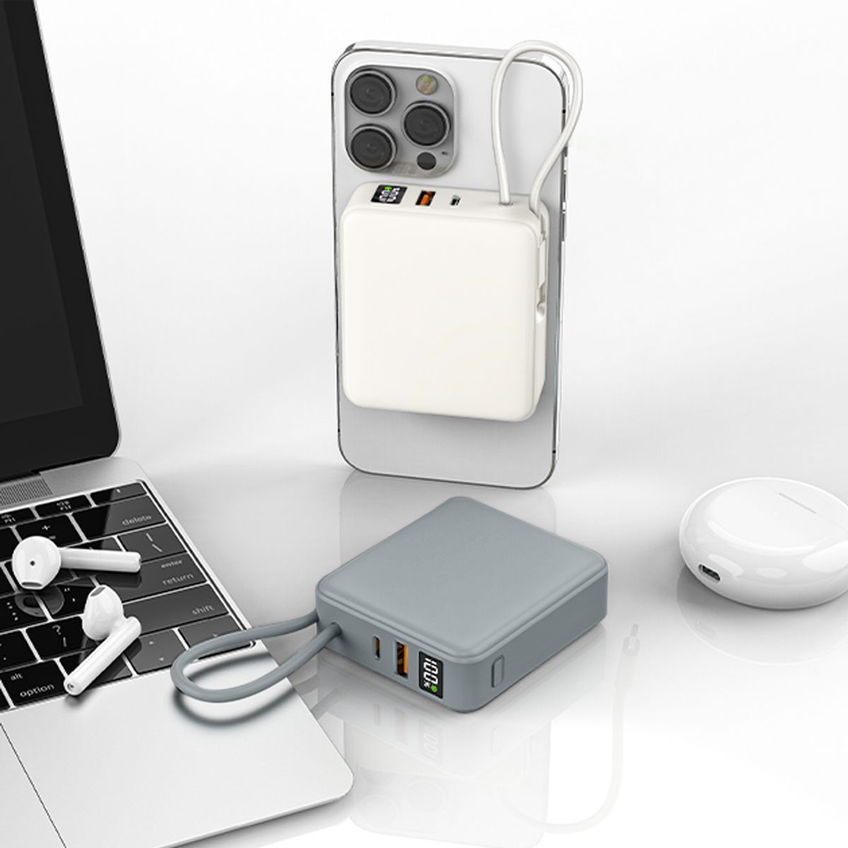 엔보우(NBOW) 맥세이프 고속 무선충전 10000mAh 보조배터리 M20