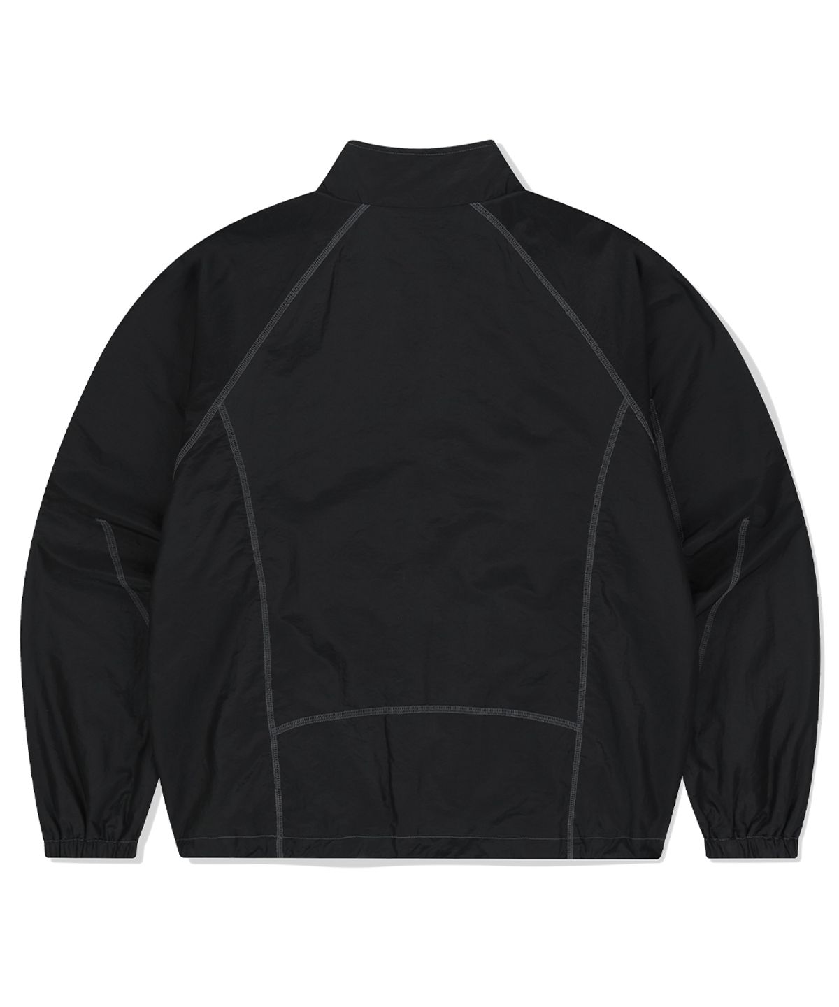 마하그리드(MAHAGRID) COVER STITCH NYLON TRACK JACKET BLACK(MG2FSMJ247A)