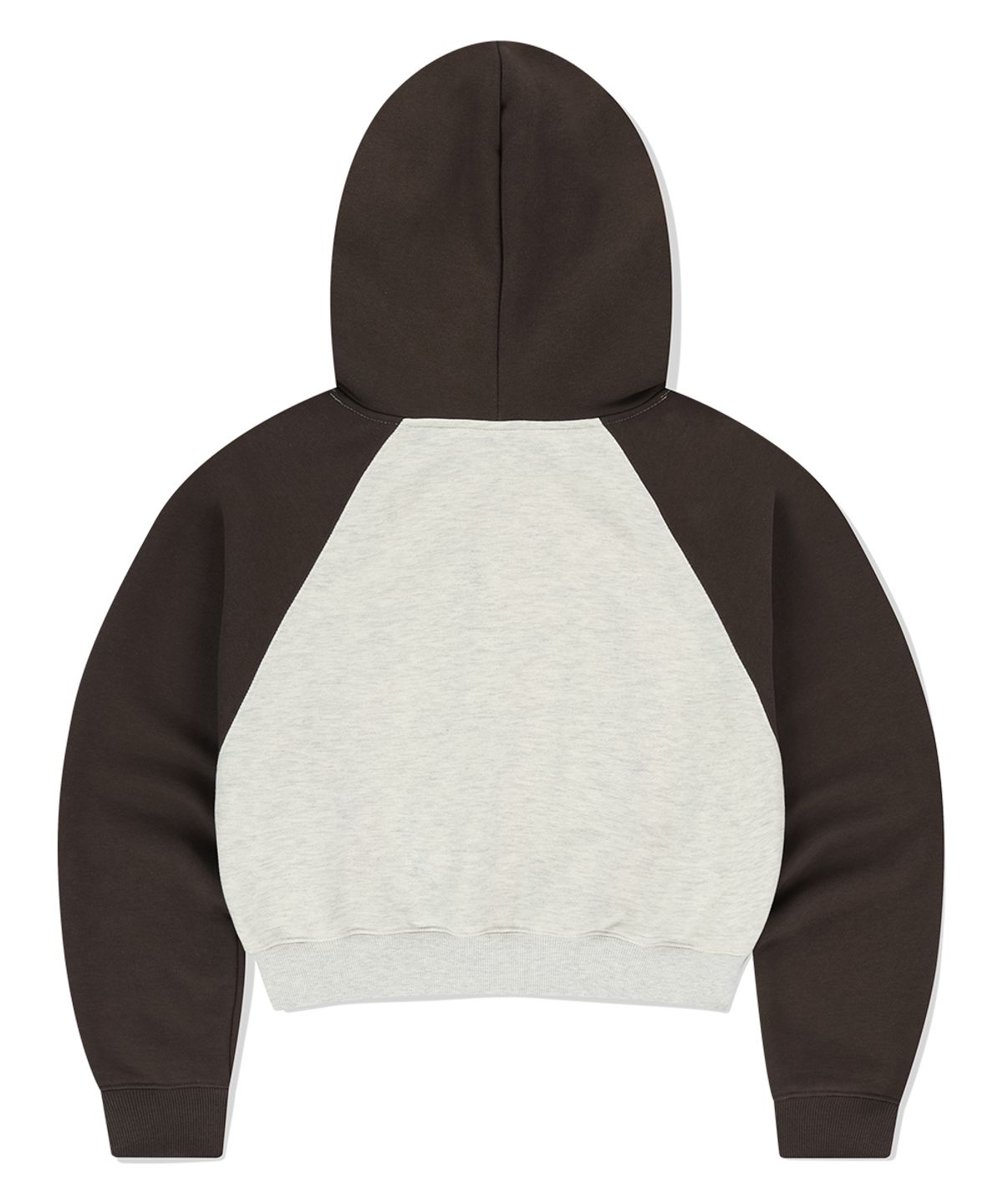 마하그리드(MAHAGRID) DEPARTMENT STAR CROP HOODIE BROWN(MG2FSFM409A)
