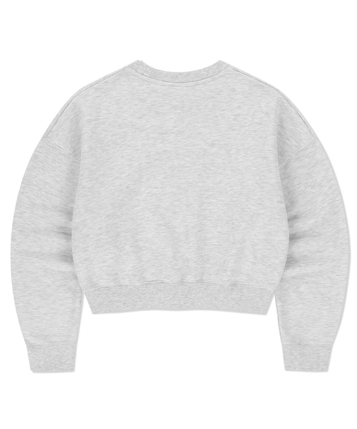 마하그리드(MAHAGRID) CLUB PARADISE CROP SWEATSHIRT LIGHT GREY(MG2FSFM449A)